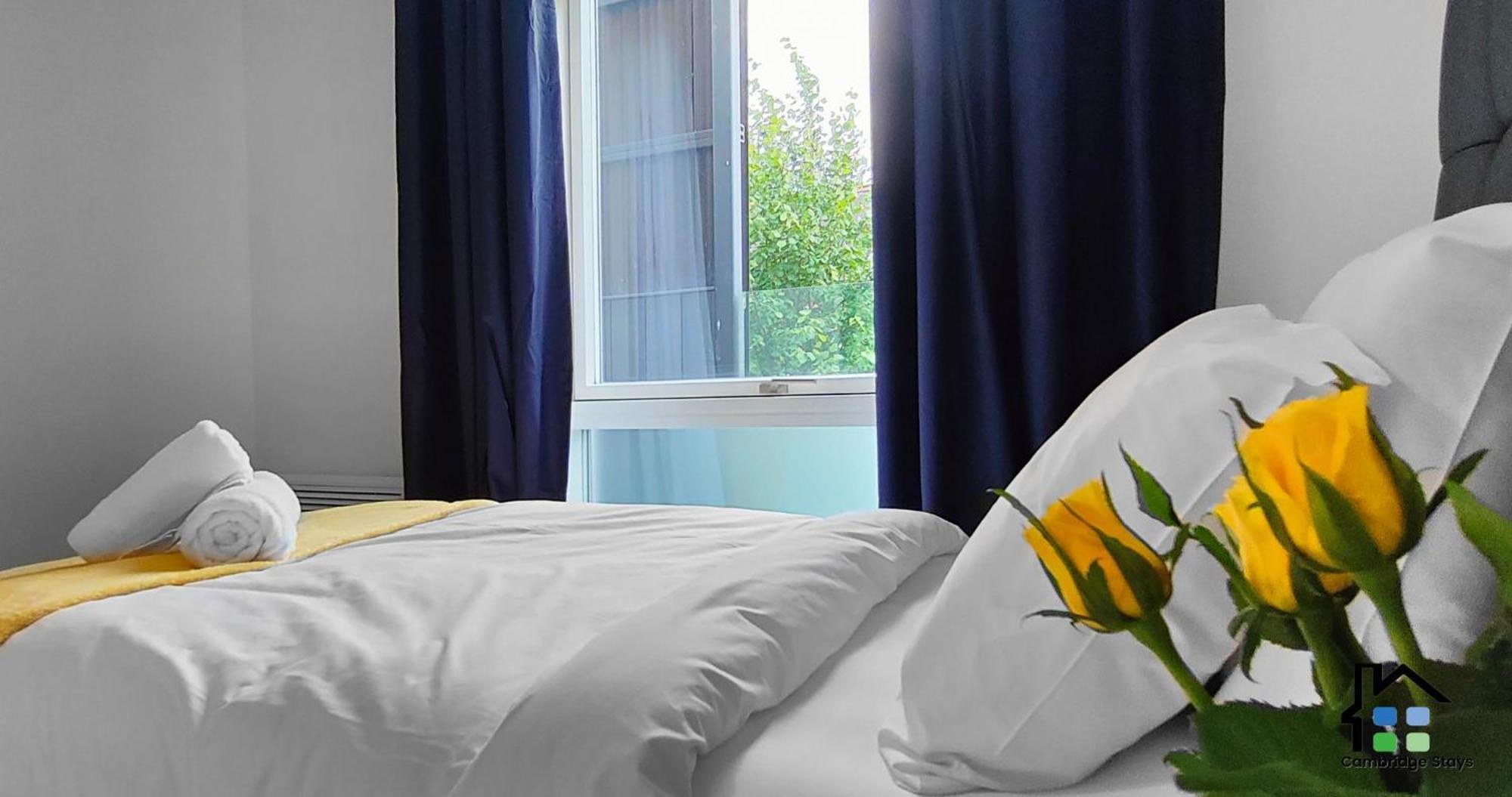 Cambridge Stays Riverside Apart Hotel With 2Br Flats At The City Centre-Parking-Balcony Exteriör bild