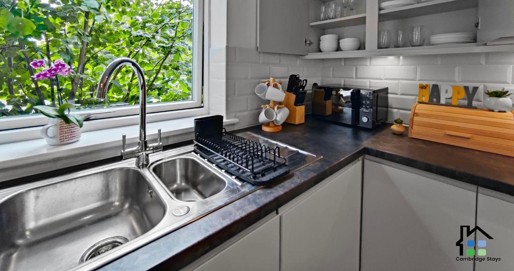 Cambridge Stays Riverside Apart Hotel With 2Br Flats At The City Centre-Parking-Balcony Exteriör bild