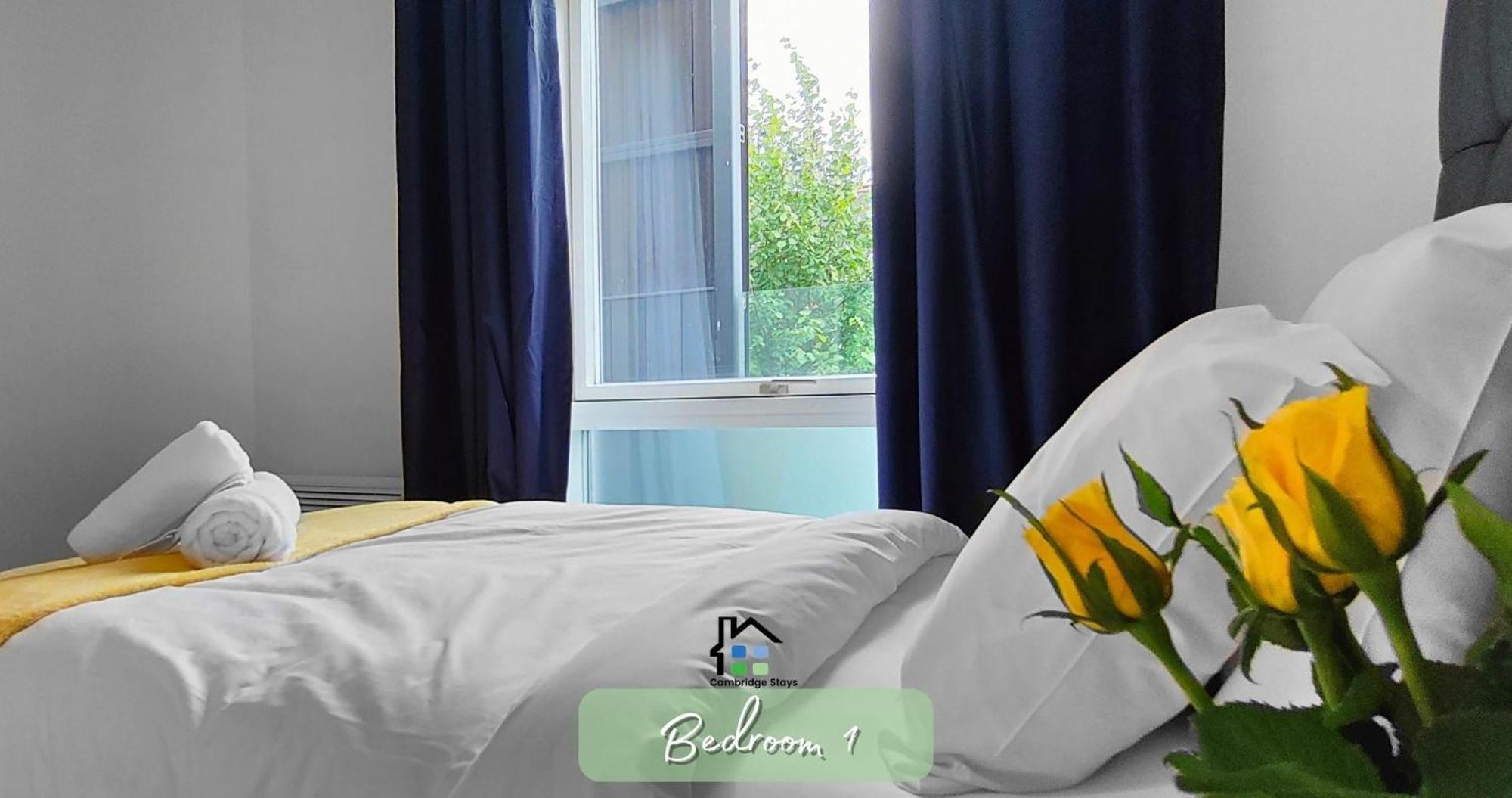 Cambridge Stays Riverside Apart Hotel With 2Br Flats At The City Centre-Parking-Balcony Exteriör bild
