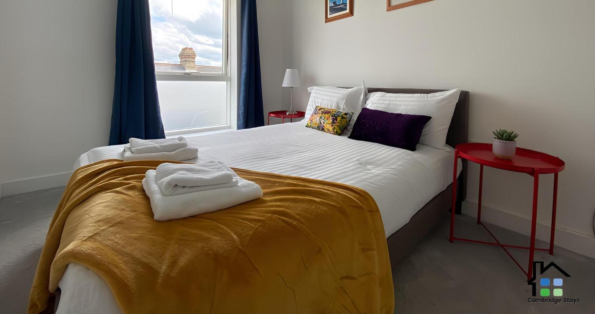 Cambridge Stays Riverside Apart Hotel With 2Br Flats At The City Centre-Parking-Balcony Exteriör bild